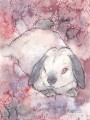 Le lapin blanc